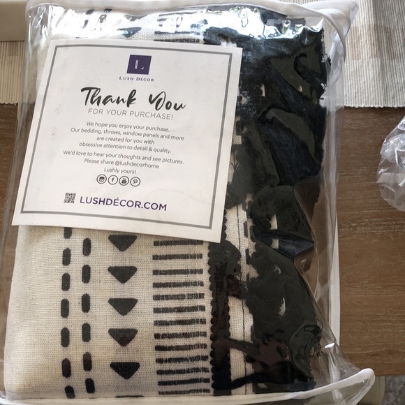 Hygge Boho Stripe Tassel Window Curtain Panel Set - Picture 9 of 10